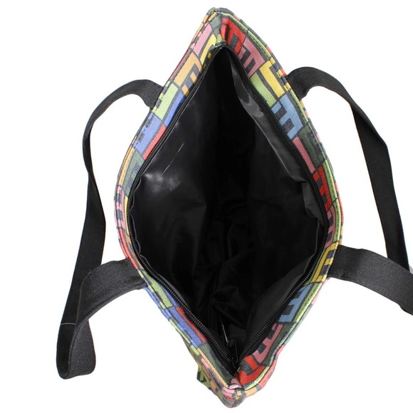 NWT! Multicolor Logo Tote Bag - Picture 2 of 3